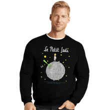 Load image into Gallery viewer, Shirts Crewneck Sweater, Unisex / Small / Black Le Petit Jedi