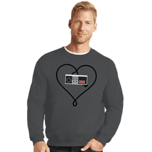 Load image into Gallery viewer, Shirts Crewneck Sweater, Unisex / Small / Charcoal Gaming Forever
