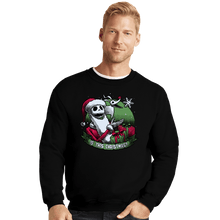 Load image into Gallery viewer, Daily_Deal_Shirts Crewneck Sweater, Unisex / Small / Black Is This Christmas?