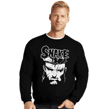 Load image into Gallery viewer, Shirts Crewneck Sweater, Unisex / Small / Black The Snake Ghost