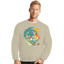 Load image into Gallery viewer, Daily_Deal_Shirts Crewneck Sweater, Unisex / Small / Sand Cruisin'