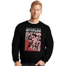 Load image into Gallery viewer, Shirts Crewneck Sweater, Unisex / Small / Black Teens With Attitude