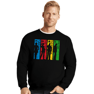 Shirts Crewneck Sweater, Unisex / Small / Black XV
