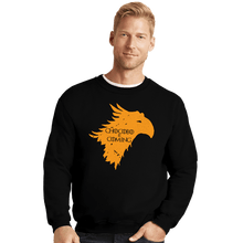 Load image into Gallery viewer, Shirts Crewneck Sweater, Unisex / Small / Black Chocobo Is Coming