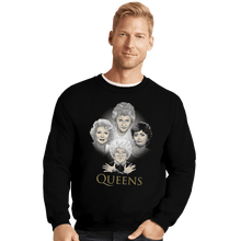 Load image into Gallery viewer, Shirts Crewneck Sweater, Unisex / Small / Black Golden Queens
