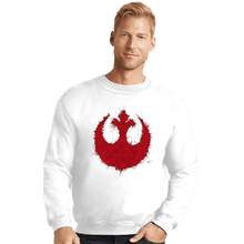 Load image into Gallery viewer, Shirts Crewneck Sweater, Unisex / Small / White Rebels