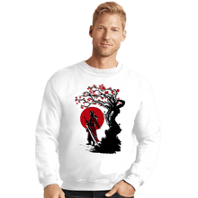 Load image into Gallery viewer, Shirts Crewneck Sweater, Unisex / Small / White Guardian Under The Sun