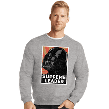 Load image into Gallery viewer, Shirts Crewneck Sweater, Unisex / Small / Sports Grey Supreme Leader