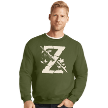 Load image into Gallery viewer, Secret_Shirts Crewneck Sweater, Unisex / Small / Military Green Legacy