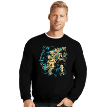 Load image into Gallery viewer, Daily_Deal_Shirts Crewneck Sweater, Unisex / Small / Black Kaiju Fossils