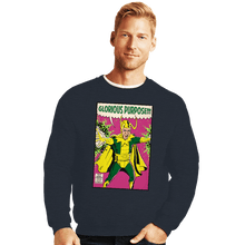 Load image into Gallery viewer, Shirts Crewneck Sweater, Unisex / Small / Dark Heather Glorious Purpose!!!