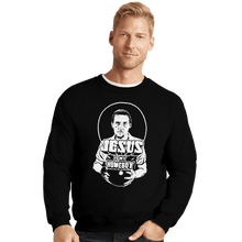 Load image into Gallery viewer, Shirts Crewneck Sweater, Unisex / Small / Black Jesus is My Homeboy