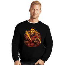 Load image into Gallery viewer, Daily_Deal_Shirts Crewneck Sweater, Unisex / Small / Black The Haddonfield Slasher