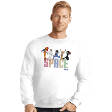 Load image into Gallery viewer, Shirts Crewneck Sweater, Unisex / Small / White Space Girls