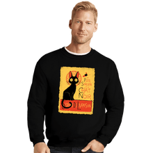 Load image into Gallery viewer, Shirts Crewneck Sweater, Unisex / Small / Black Service De Livraison