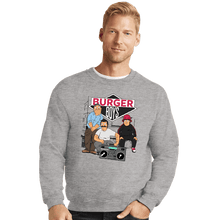 Load image into Gallery viewer, Daily_Deal_Shirts Crewneck Sweater, Unisex / Small / Sports Grey The Burger Boys