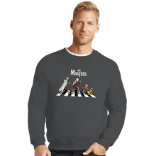 Load image into Gallery viewer, Secret_Shirts Crewneck Sweater, Unisex / Small / Charcoal Masters Road
