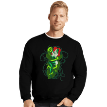 Load image into Gallery viewer, Shirts Crewneck Sweater, Unisex / Small / Black Poison Ivy