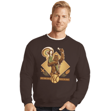 Load image into Gallery viewer, Shirts Crewneck Sweater, Unisex / Small / Dark Chocolate Shiny Repair Service

