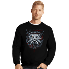 Load image into Gallery viewer, Daily_Deal_Shirts Crewneck Sweater, Unisex / Small / Black The White Wolf