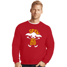 Load image into Gallery viewer, Daily_Deal_Shirts Crewneck Sweater, Unisex / Small / Red SPEW