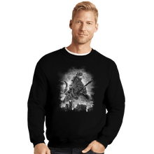 Load image into Gallery viewer, Shirts Crewneck Sweater, Unisex / Small / Black Guitarzilla