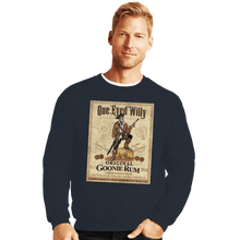 Load image into Gallery viewer, Daily_Deal_Shirts Crewneck Sweater, Unisex / Small / Dark Heather One Eyed Willy Rum