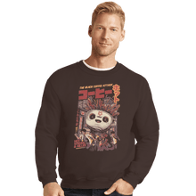 Load image into Gallery viewer, Shirts Crewneck Sweater, Unisex / Small / Dark Chocolate Black Coffee Attack