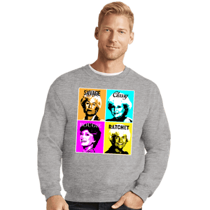Shirts Crewneck Sweater, Unisex / Small / Sports Grey Golden Savage