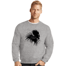 Load image into Gallery viewer, Shirts Crewneck Sweater, Unisex / Small / Sports Grey Shinigami Is Coming
