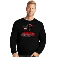Load image into Gallery viewer, Secret_Shirts Crewneck Sweater, Unisex / Small / Black Spider-Pig - 1610