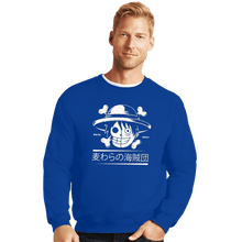 Load image into Gallery viewer, Shirts Crewneck Sweater, Unisex / Small / Royal Blue The Straw Hat Crew