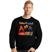 Load image into Gallery viewer, Shirts Crewneck Sweater, Unisex / Small / Black Goku VS Vegeta Alternate Version