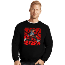Load image into Gallery viewer, Daily_Deal_Shirts Crewneck Sweater, Unisex / Small / Black Eddie The Freak