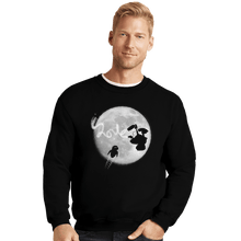 Load image into Gallery viewer, Shirts Crewneck Sweater, Unisex / Small / Black Robot Love