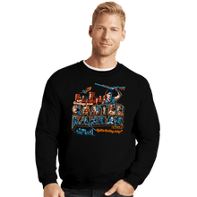 Load image into Gallery viewer, Daily_Deal_Shirts Crewneck Sweater, Unisex / Small / Black Greetings From Castle Kandar
