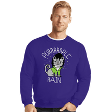 Load image into Gallery viewer, Daily_Deal_Shirts Crewneck Sweater, Unisex / Small / Violet Purrrrrple Rain