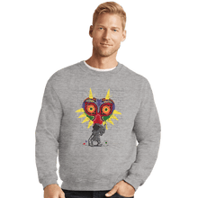 Load image into Gallery viewer, Shirts Crewneck Sweater, Unisex / Small / Sports Grey Majora's Graffiti