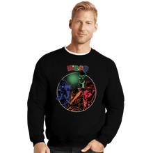 Load image into Gallery viewer, Daily_Deal_Shirts Crewneck Sweater, Unisex / Small / Black Spirit Fighters