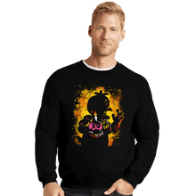 Load image into Gallery viewer, Daily_Deal_Shirts Crewneck Sweater, Unisex / Small / Black The Animatronic Chicken