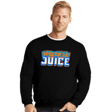 Load image into Gallery viewer, Shirts Crewneck Sweater, Unisex / Small / Black Wheeze The Juice