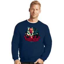 Load image into Gallery viewer, Daily_Deal_Shirts Crewneck Sweater, Unisex / Small / Navy Joy To The Galaxy