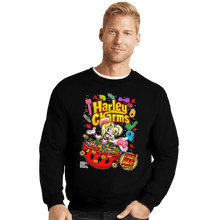 Load image into Gallery viewer, Shirts Crewneck Sweater, Unisex / Small / Black Harley Charms