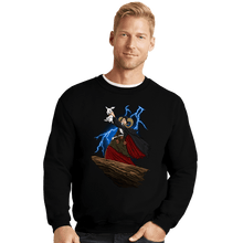Load image into Gallery viewer, Daily_Deal_Shirts Crewneck Sweater, Unisex / Small / Black The Rabbit King