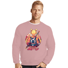 Load image into Gallery viewer, Shirts Crewneck Sweater, Unisex / Small / Pink Winter Moon
