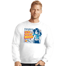 Load image into Gallery viewer, Shirts Crewneck Sweater, Unisex / Small / White Mercury Street