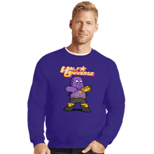 Load image into Gallery viewer, Shirts Crewneck Sweater, Unisex / Small / Violet Half Universe