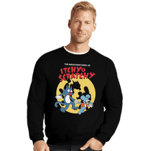 Load image into Gallery viewer, Shirts Crewneck Sweater, Unisex / Small / Black The Misadventures