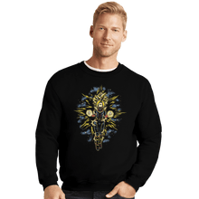Load image into Gallery viewer, Shirts Crewneck Sweater, Unisex / Small / Black Captain Saiyan