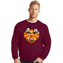 Load image into Gallery viewer, Shirts Crewneck Sweater, Unisex / Small / Maroon Homicidalmaniacs